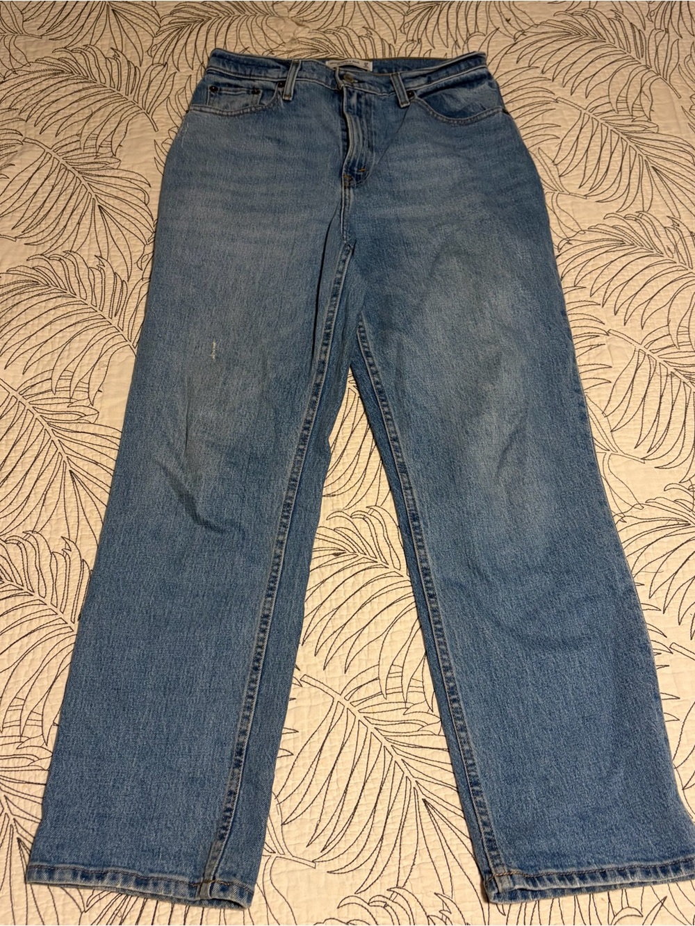 Abercrombie & Fitch Curve Love Jeans The 90s Straight Ultra High Rise Size 29/8S